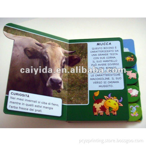 Cartoon Shaped Board Book for Kids